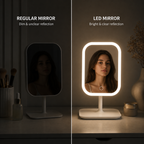 Clarity Reflections Prism™ LED Vanity Mirror – 3 Light Modes & 10X Magnification