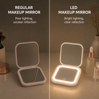 Clarity Reflections Prism™ Compact/Travel/Portable Pocket LED Mirror