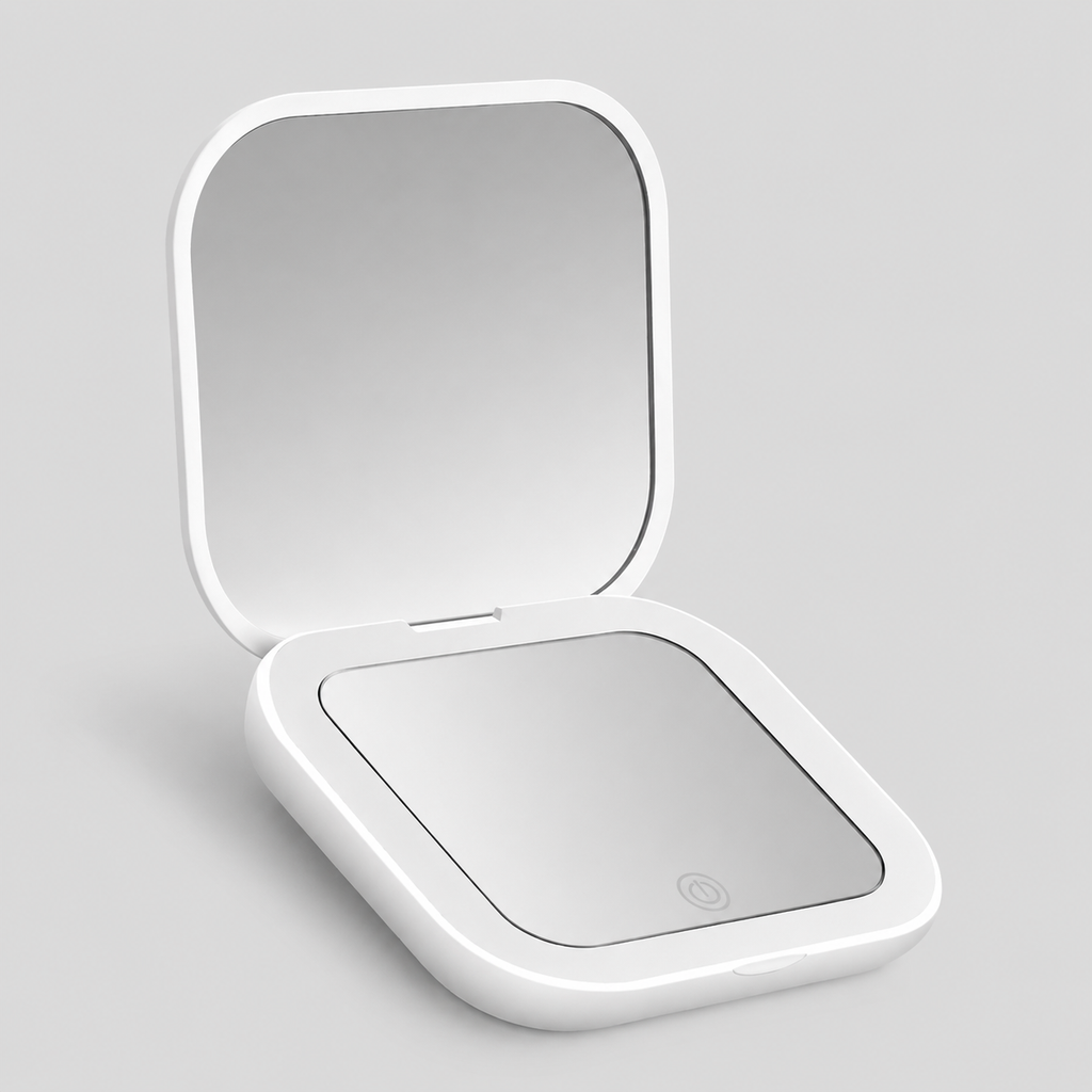 Clarity Reflections Prism™ Compact/Travel/Portable Pocket LED Mirror