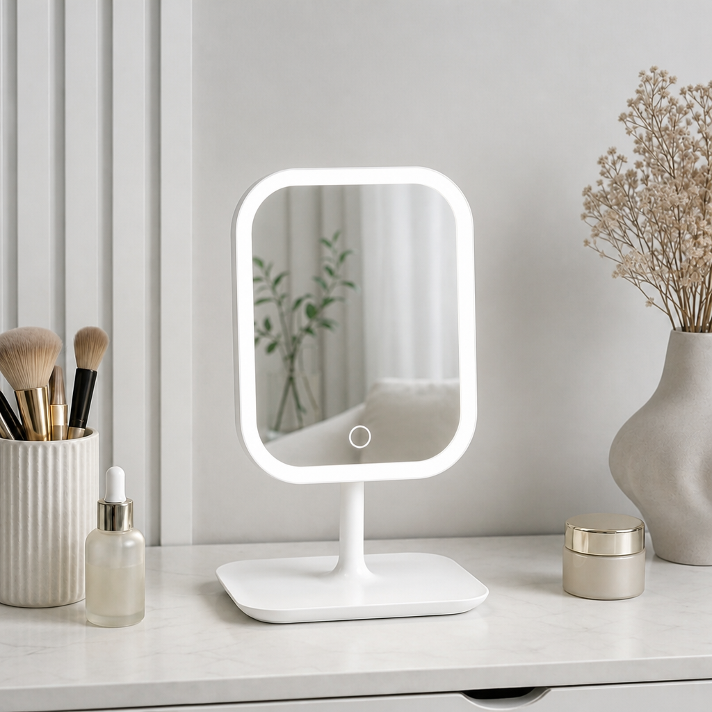 Clarity Reflections Prism™ LED Vanity Mirror – 3 Light Modes & 10X Magnification