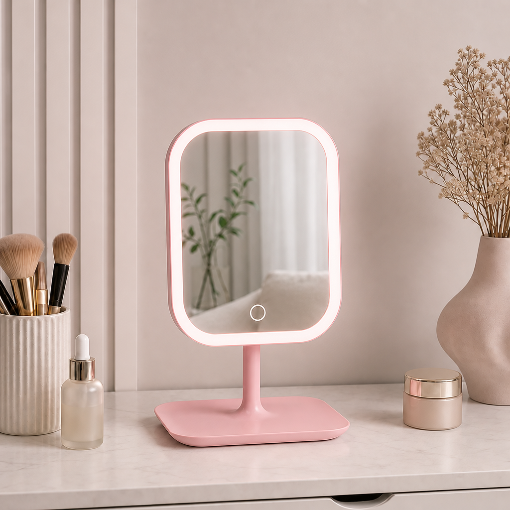 Clarity Reflections Prism™ LED Vanity Mirror – 3 Light Modes & 10X Magnification