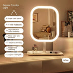 Clarity Reflections Prism™ LED Vanity Mirror – 3 Light Modes & 10X Magnification