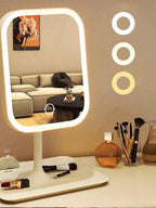Clarity Reflections Prism™ LED Vanity Mirror – 3 Light Modes & 10X Magnification
