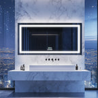 Clarity Reflections Prism™ ClarityBeam Digital LED Bathroom Mirror