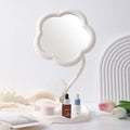 Clarity Reflections Prism™ Sunflower Desktop Makeup Mirror for Students Flower Beauty Dressing Table Mirror with Hanging Jewelry Organizer