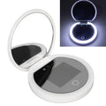 Clarity Reflections Prism™ UV Mirror Sunscreen Testing Camera with Light 2X Magnification Travel Makeup Mirror