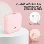 Clarity Reflections Prism™ Pocket Mirror with Lights, Portable Folding Handheld Small Pocket LED Travel Makeup Mirror