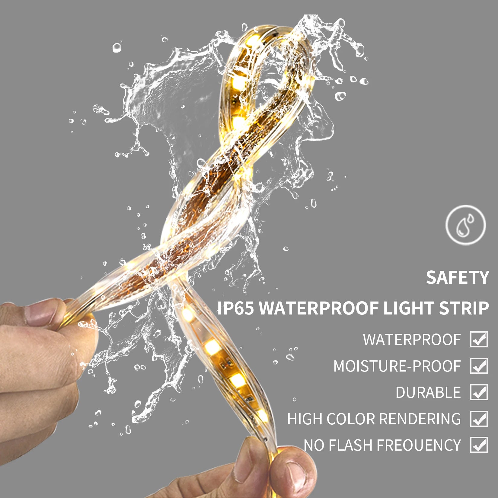 Clarity Reflections Prism™ ClarityBeam Digital LED Bathroom Mirror