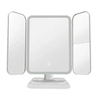 Clarity Reflections Prism™ Trifold Makeup Mirror With LED Lights, Complementary Makeup Mirror