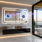 Clarity Reflections Prism™ ClarityBeam Digital LED Bathroom Mirror