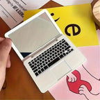 Clarity Reflections Prism™ Mini Laptop‑Style Portable Makeup Mirror — Foldable, Travel‑Ready.