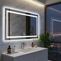 Clarity Reflections Prism™ ClarityBeam Digital LED Bathroom Wall Mirror