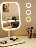 Clarity Reflections Prism™ LED Vanity Mirror – 3 Light Modes & 10X Magnification