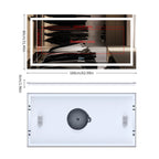 Clarity Reflections Prism™ ClarityBeam Digital LED Bathroom Mirror
