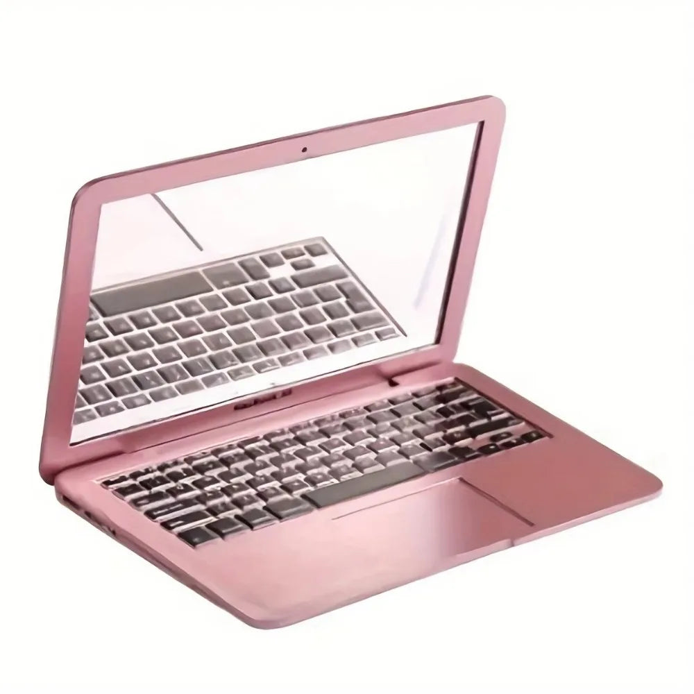 Clarity Reflections Prism™ Mini Laptop‑Style Portable Makeup Mirror — Foldable, Travel‑Ready.