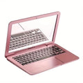 Clarity Reflections Prism™ Mini Laptop‑Style Portable Makeup Mirror — Foldable, Travel‑Ready.