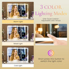 Clarity Reflections Prism™ LED Vanity Mirror — 3‑Mode Smart Lighting