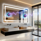 Clarity Reflections Prism™ ClarityBeam Digital LED Bathroom Mirror
