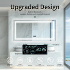 Clarity Reflections Prism™ ClarityBeam Digital LED Bathroom Mirror