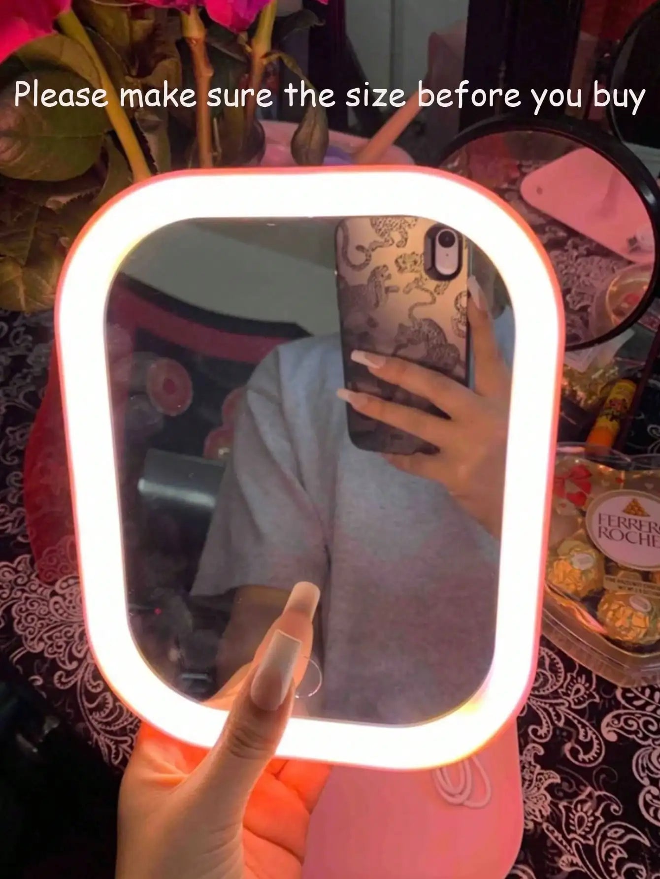 Clarity Reflections Prism™ LED Vanity Mirror – 3 Light Modes & 10X Magnification