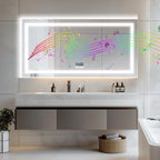 Clarity Reflections Prism™ ClarityBeam Digital LED Bathroom Mirror