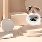 Clarity Reflections Prism™ UV Mirror Sunscreen Testing Camera with Light 2X Magnification Travel Makeup Mirror