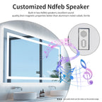 Clarity Reflections Prism™ ClarityBeam Digital LED Bathroom Mirror